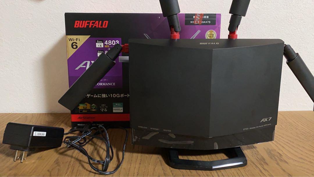 AX7 無線LANルータージャンク通電確認済み