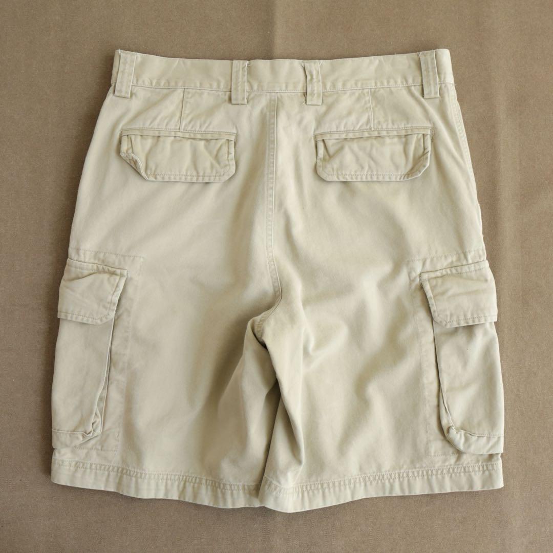 00s OLD GAP カーゴショーツ ベージュコットン ビンテージ ミリタリー