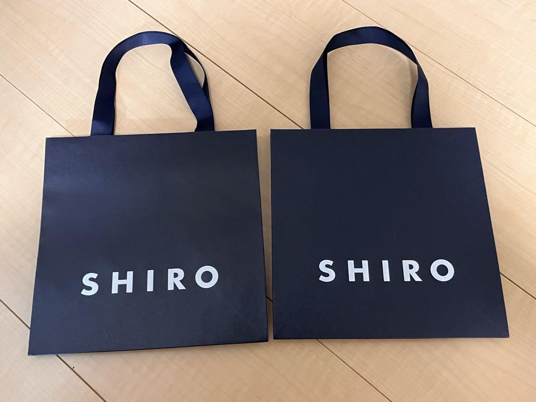 【美品】shiro ショッパー　小袋 シロ shiro ショッパー 2枚 - メルカリ