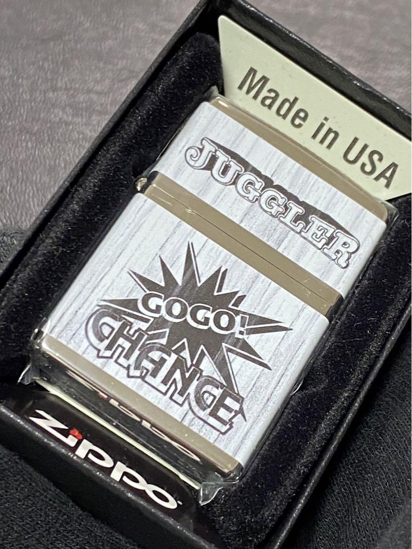 zippo ジャグラー ホワイト ウッド調 特殊加工 2022年製
