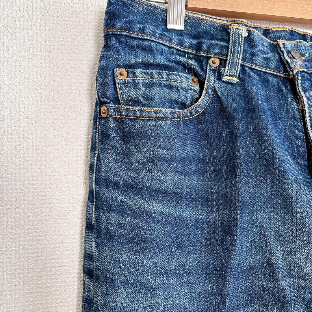 リーバイスデニムパンツジーンズW29 L32 ボタン裏555 USA