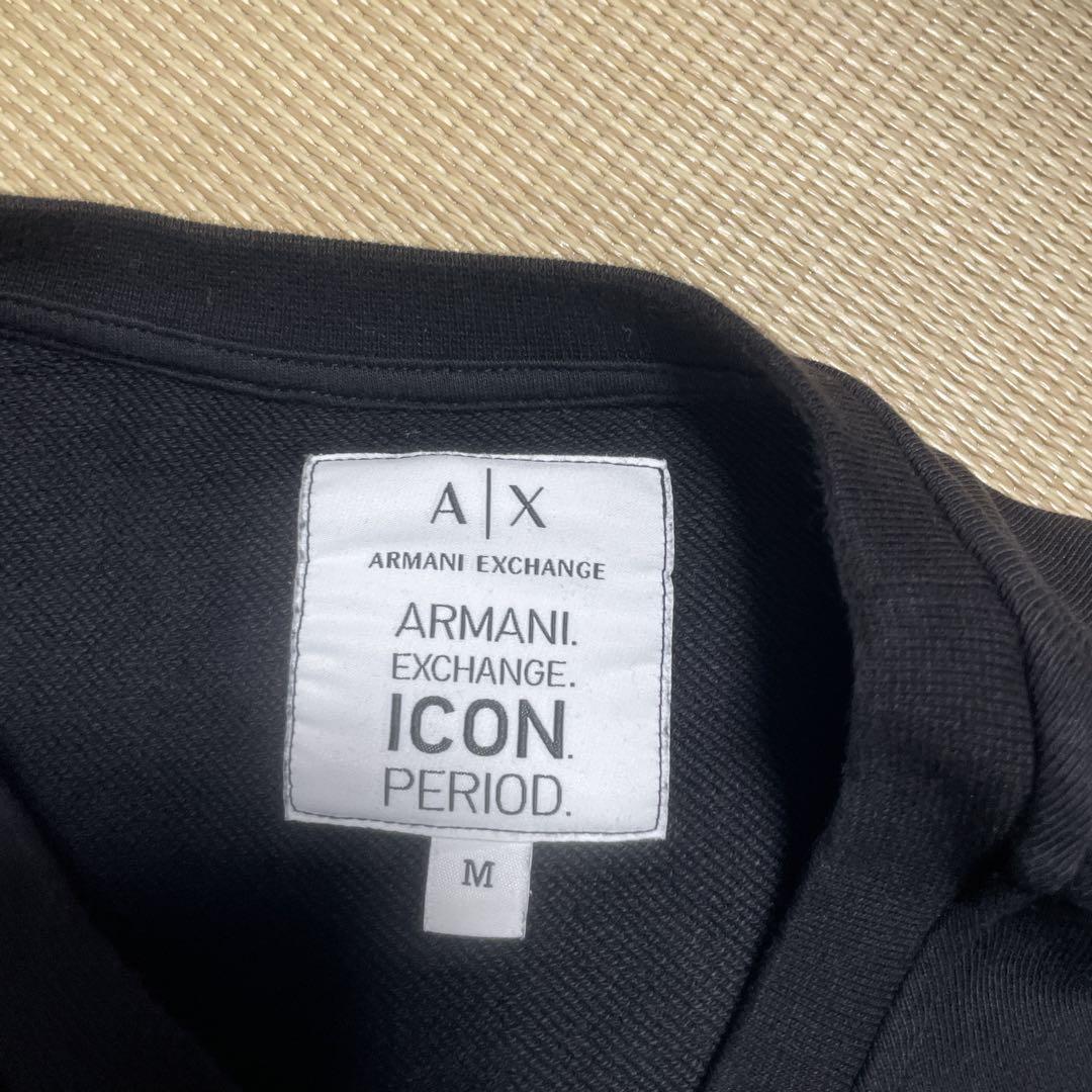 Armani Exchange ブラック スウェットセット 新品タグ付き Armani Exchange ブラックスウェット Mサイズ 上下セット