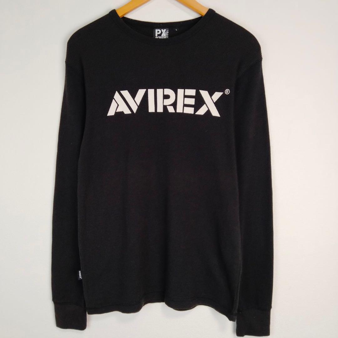 AVIREX アヴィレックス　アメカジ　サーマル　古着　グラフィック　ロゴ