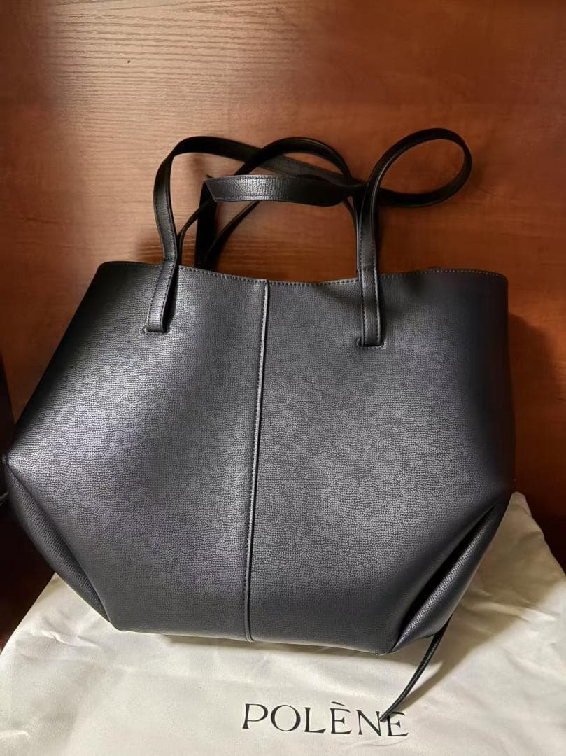 即日発送 POLÈNE tote プラック トートバッグ