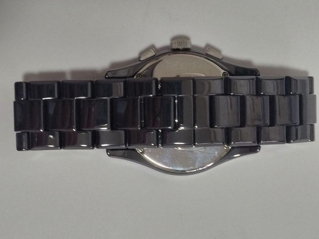 Emporio Armani Ceramica ブラック腕時計　美品