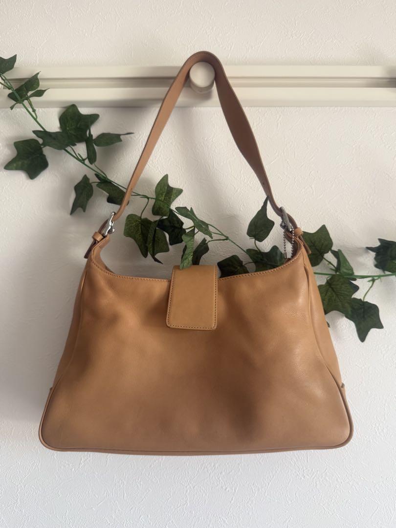 美品✨　COACH ベージュ ショルダーバッグ