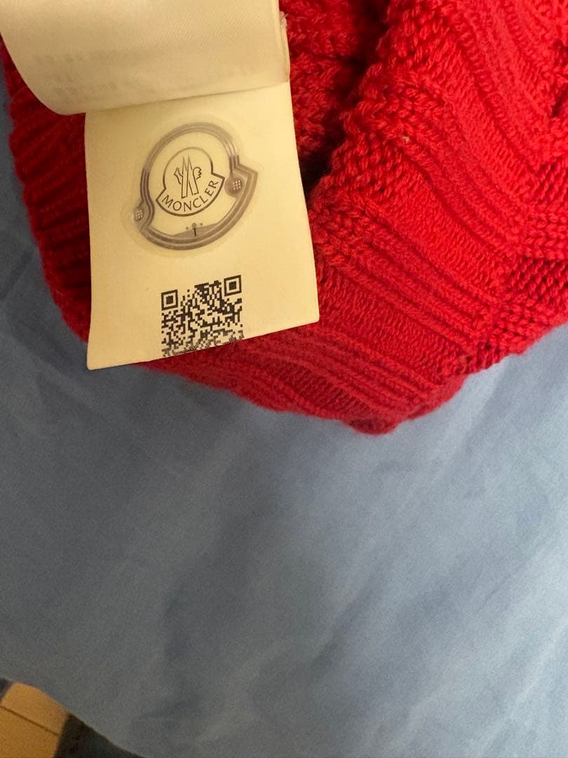 Moncler Berretto Tricot ニット帽 レッド 野村周平着用 【公式通販】