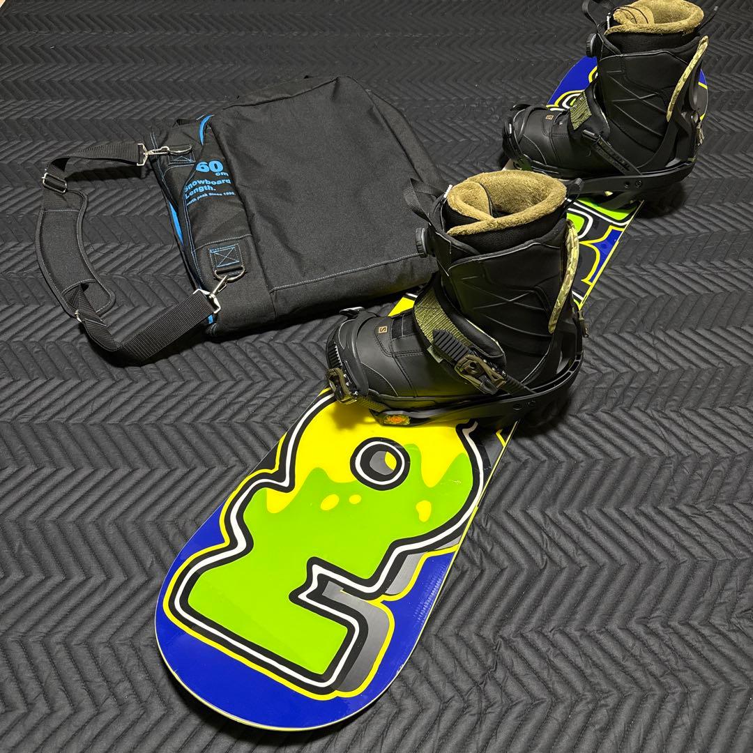 SALOMON ★メンズオールラウンド向けスノーボードセット　スノボ４点セット