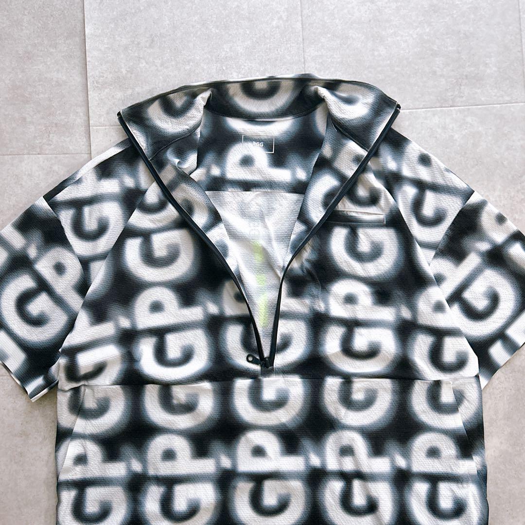 美品✨ パーリーゲイツ ポロシャツワンピース PGG 総柄 ストレッチ 24SS