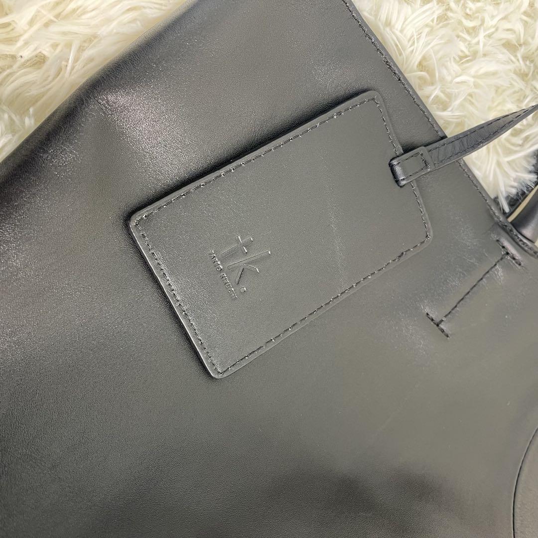 美品✨️タケオキクチ トートバッグ 自立型 大容量 通勤 ブラック