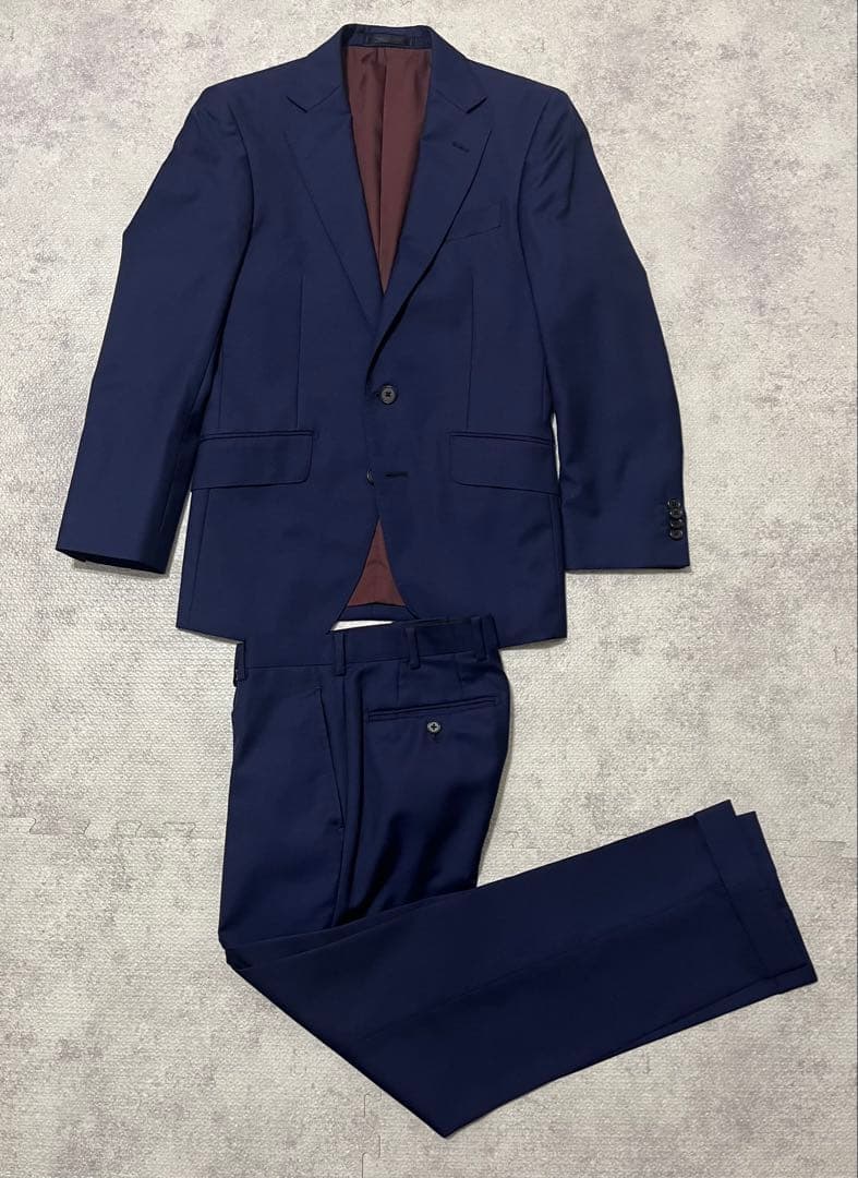 Global Style カノニコ スリムシルエット ネイビー 通年 44M