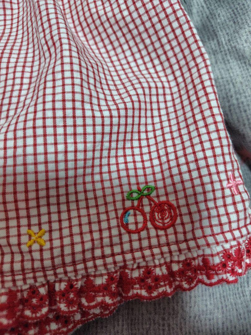 【新品】ミキハウス 半袖Tシャツ３枚＋スカート１枚 セット女の子 90 ピンク系