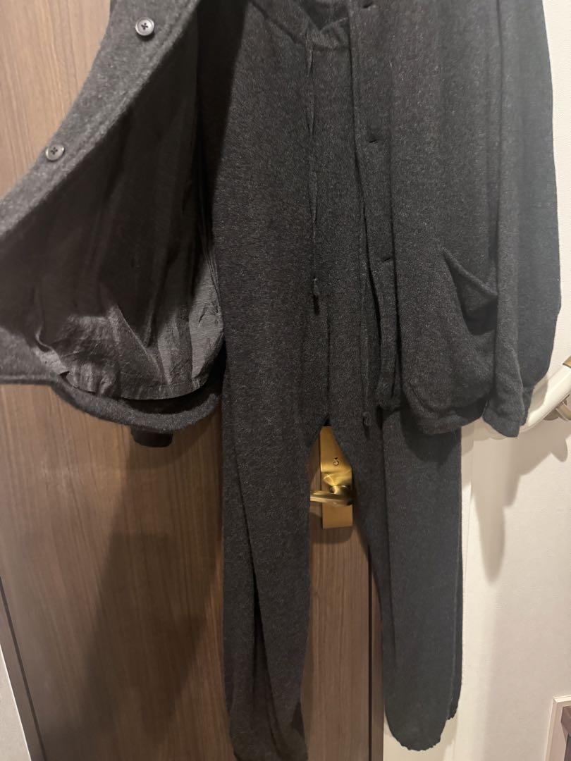 23AW カシミヤスタンドカラーニット&パンツ 上下セット