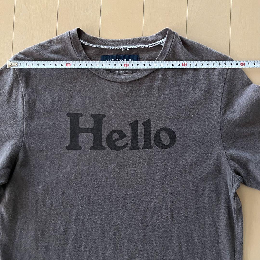 誕生日プレゼント マディソンブルー BLUE MADISON HELLO 01 グレー シャツ トップス