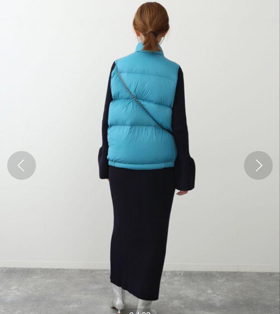 未使用✨IENA× GERRY ダウンベスト ブルー 未使用✨IENA× GERRY ダウンベスト ブルー