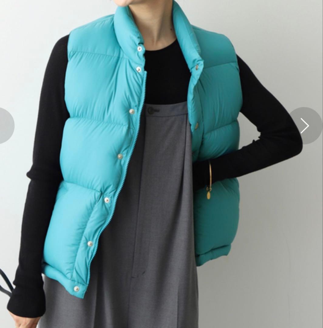 未使用✨IENA× GERRY ダウンベスト ブルー 未使用✨IENA× GERRY ダウンベスト ブルー