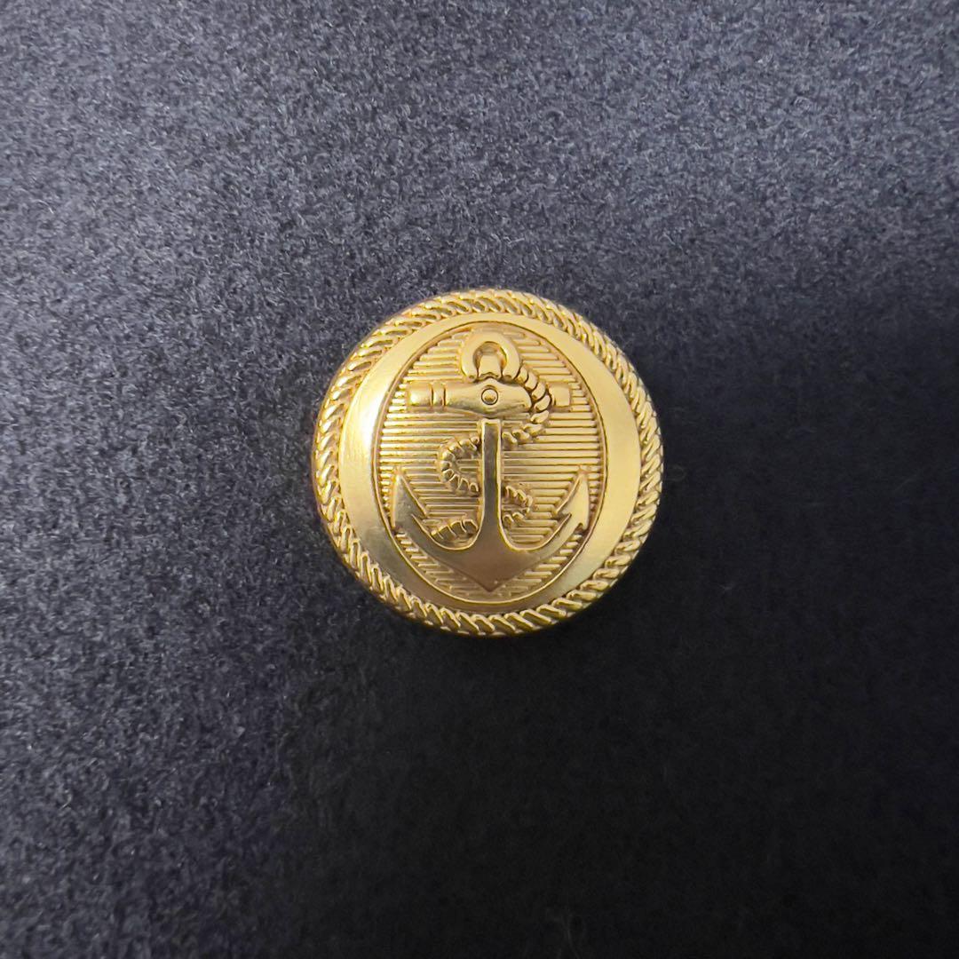 【美品】トゥモローランド MACPHEE Pコート ダークネイビー 36 S