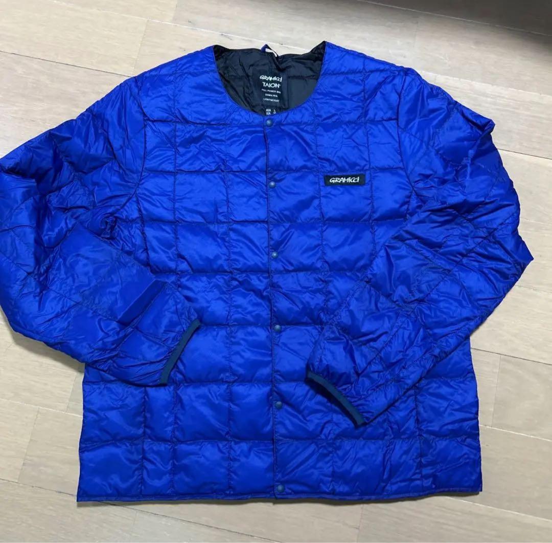 TAION GRAMICCI クルーネック ダウンジャケット M