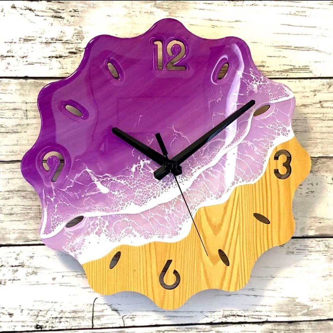 いつでも送料無料 オーシャンアート 壁掛け時計 掛け時計 海アート