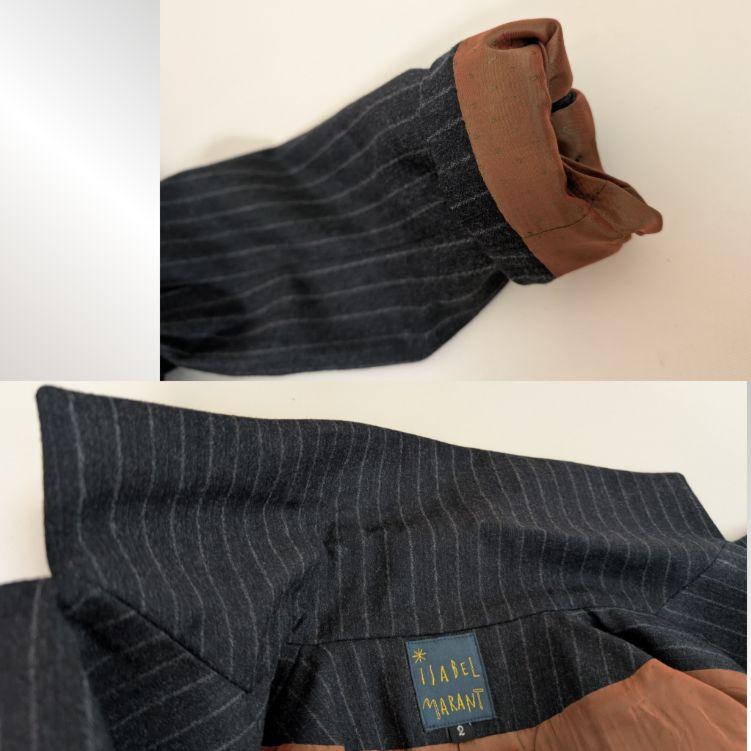 イザベルマラン ストライプジャケット ベルト付　ISABEL MARANT