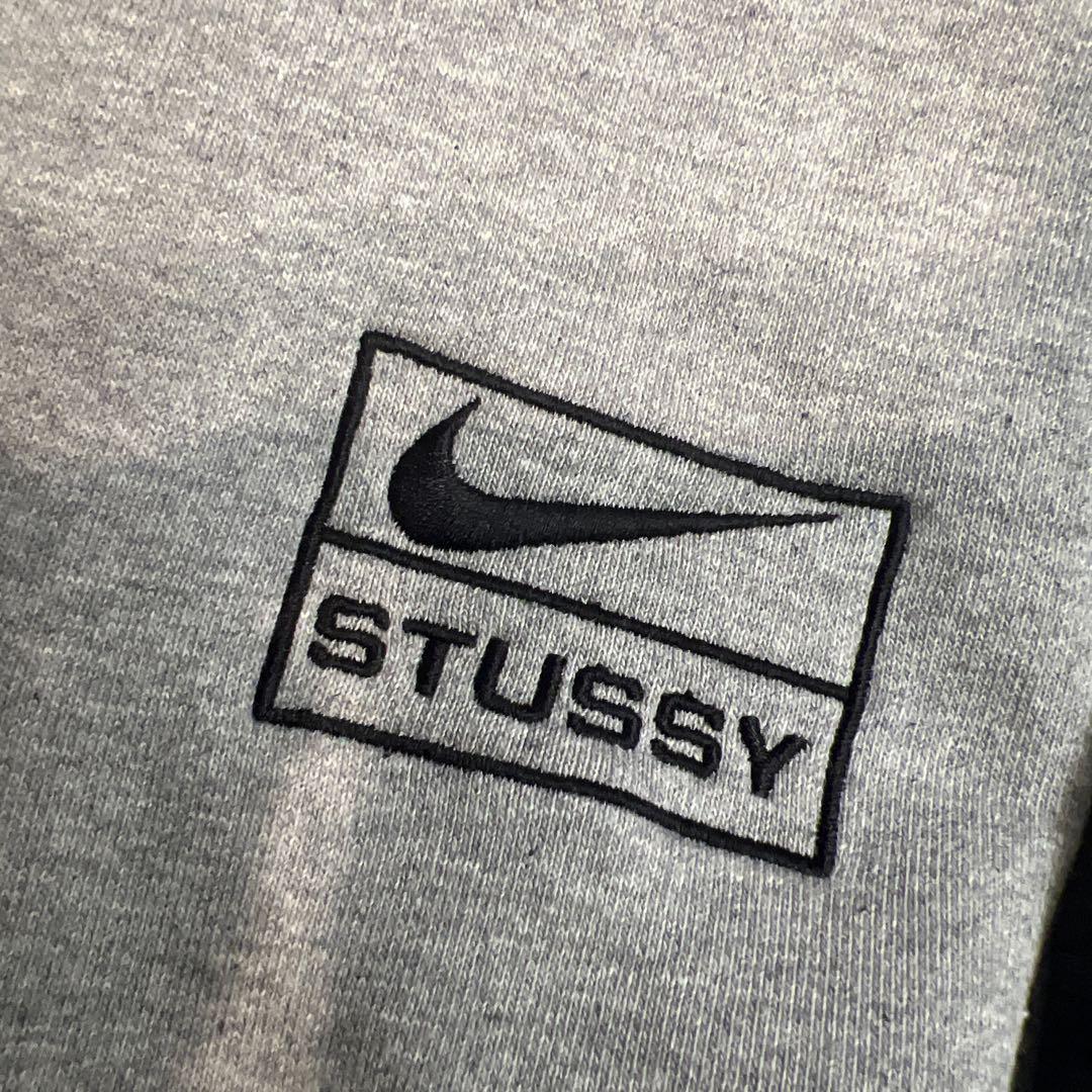 正規品　stussy nike セットアップ　XLサイズ　スウェット　グレー