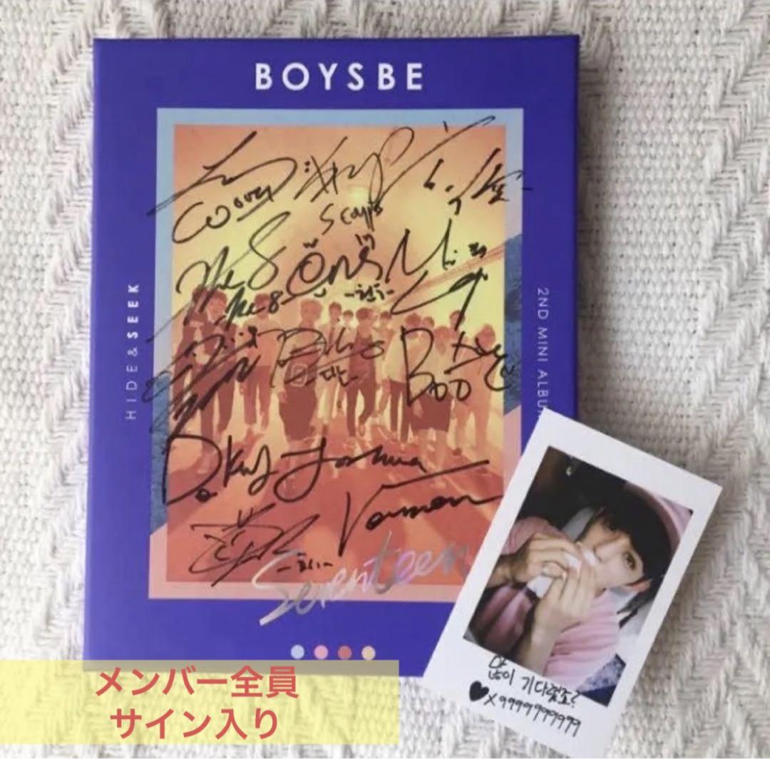SEVENTEEN セブチ  サイン入り(全員ver)CD 『BOYS BE』