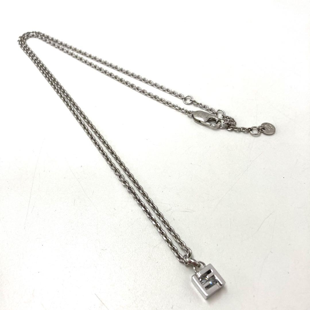 FENDI FFネックレス　シルバー