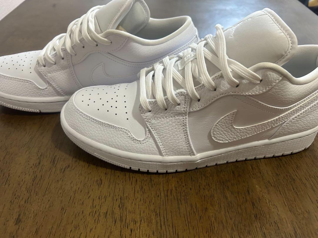 NIKE エアジョーダン1ロー トリプルホワイト 28センチ