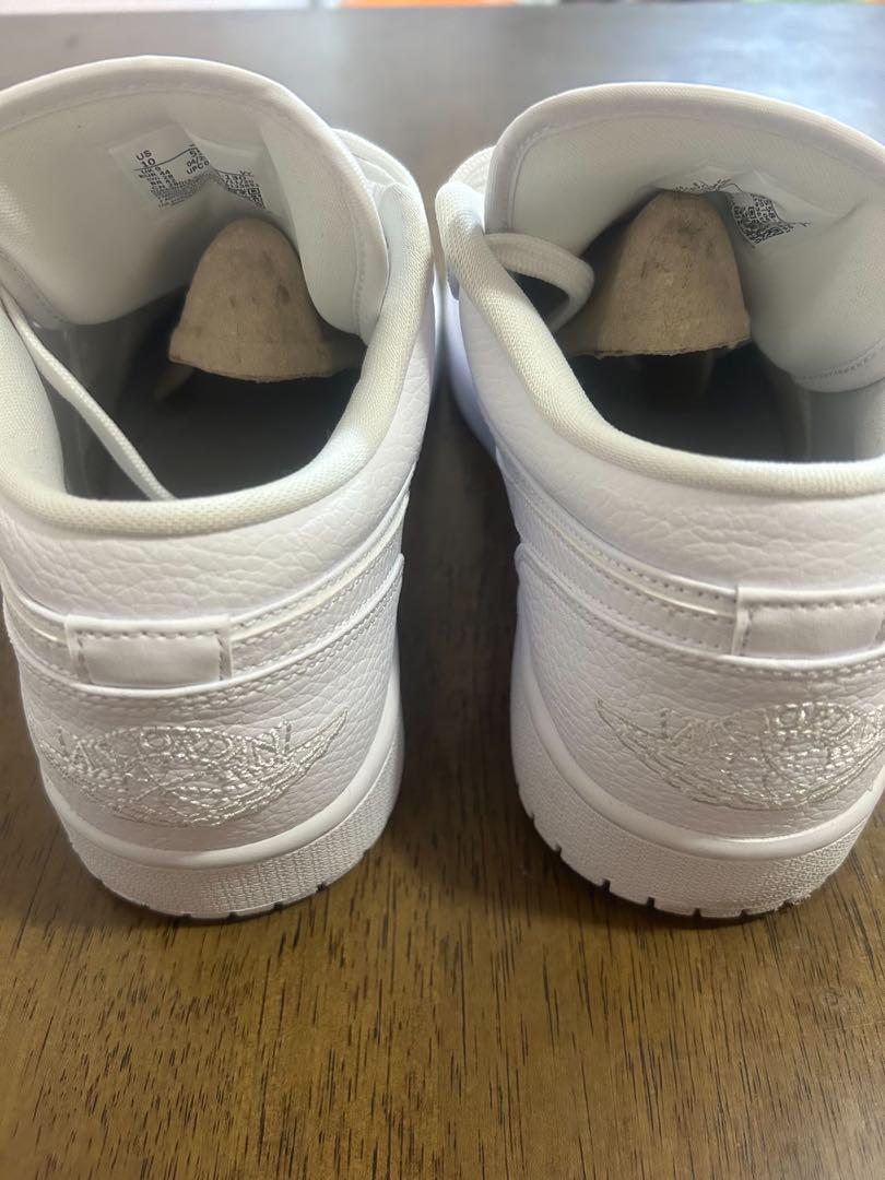NIKE エアジョーダン1ロー トリプルホワイト 28センチ