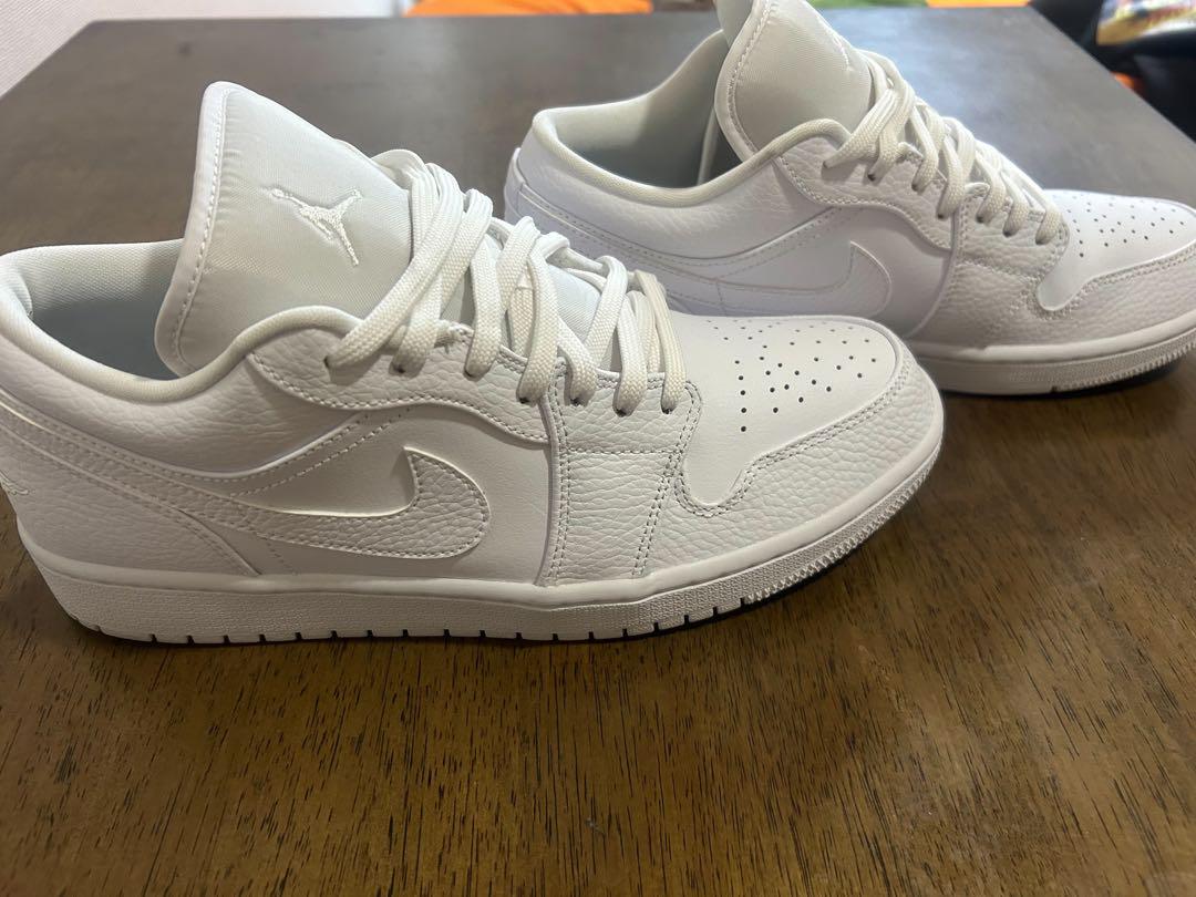 NIKE エアジョーダン1ロー トリプルホワイト 28センチ