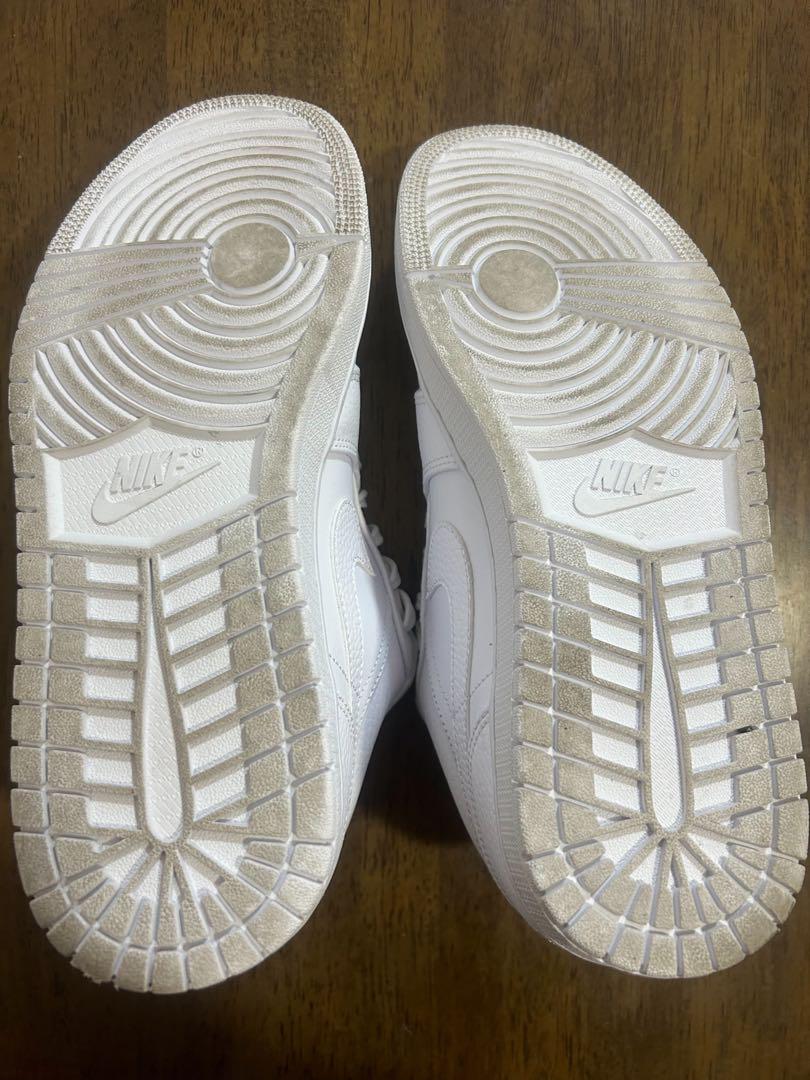 NIKE エアジョーダン1ロー トリプルホワイト 28センチ