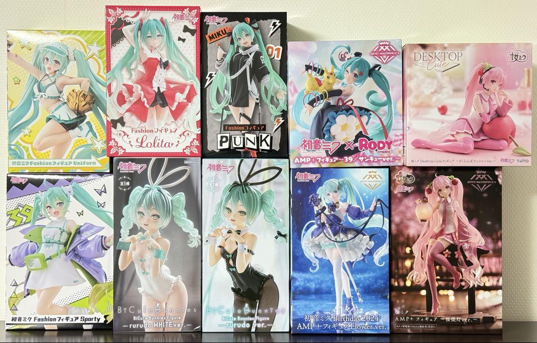 【29点】初音ミク★フィギュア★まとめ売り★APM★桜ミク★タオル★キーチェーン 楽天市場】桜ミク（キャラクター初音ミク）（コレクション