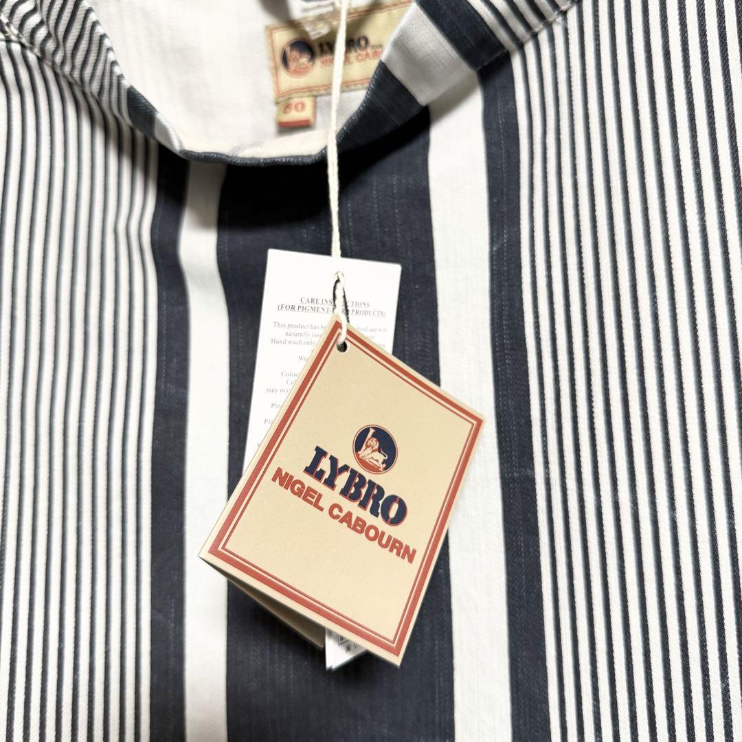 ⚫︎サイズ50！NIGELCABOURN ワークウェアー ストライプスモック
