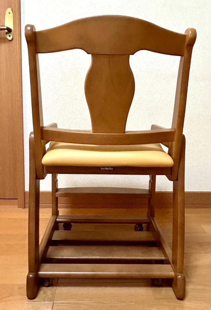 【椅子のみ】カリモク家具◆極美品◆勉強机◆セット販売◆デスク◆学習机◆脇机 本立