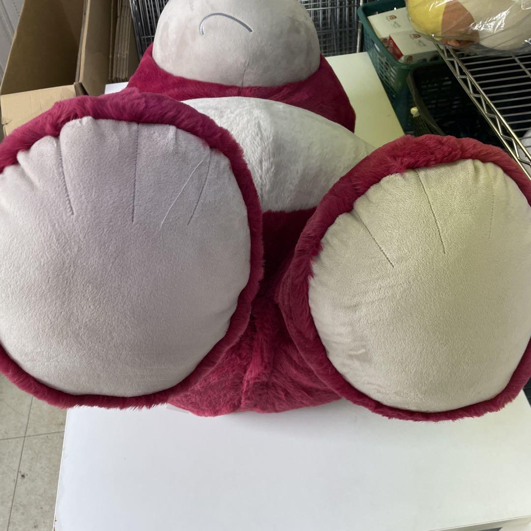 お値下げ!【コストコ】ロッツォぬいぐるみ特大80㎝ 大判ブランケットありタグ付き ☆コストコ☆ ロッツォ 超特大80㎝ ぬいぐるみ 大判ブランケット
