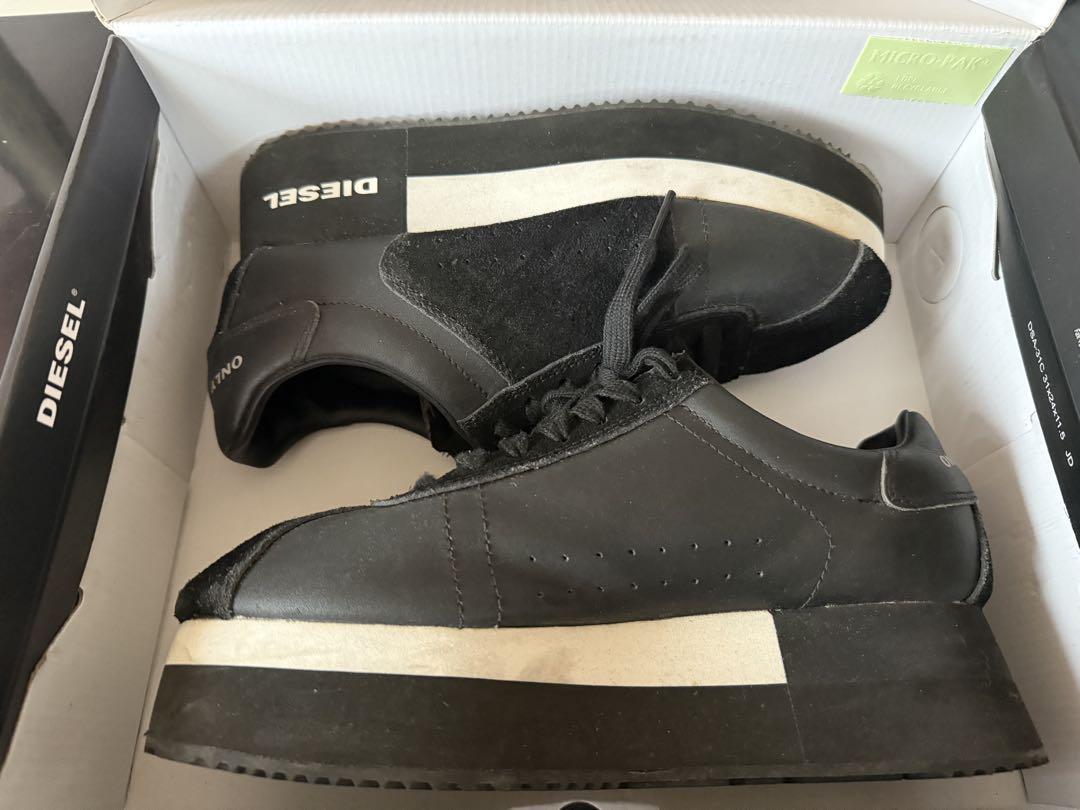 DIESEL S-PYAVE WEDGE ブラック 24cm【厚底】