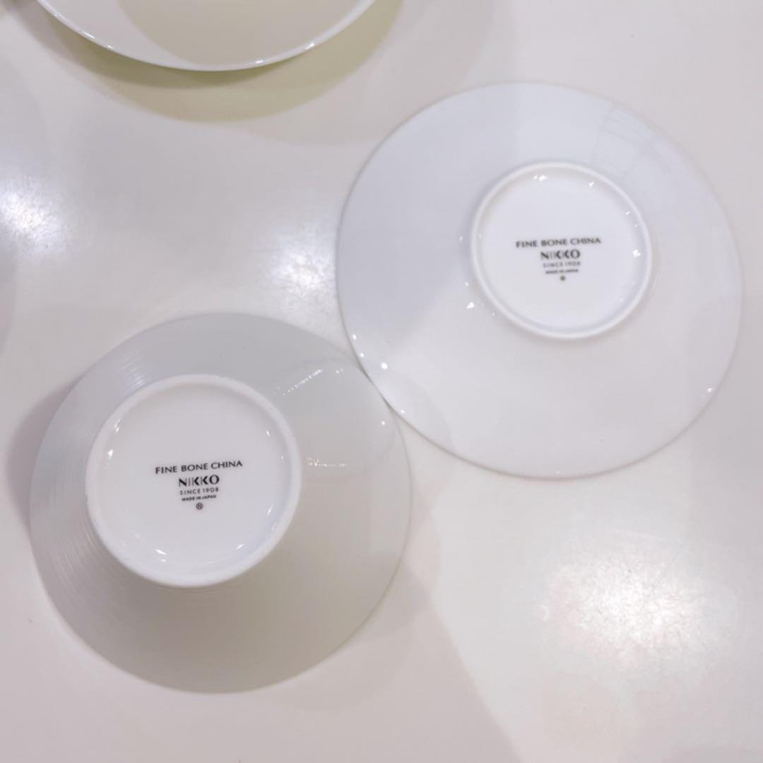 品質保証得価 ニッコー ファインボーンチャイナ エクスクイジット3点×4セット zjkey-m20838399913 NIKKO SALE得価