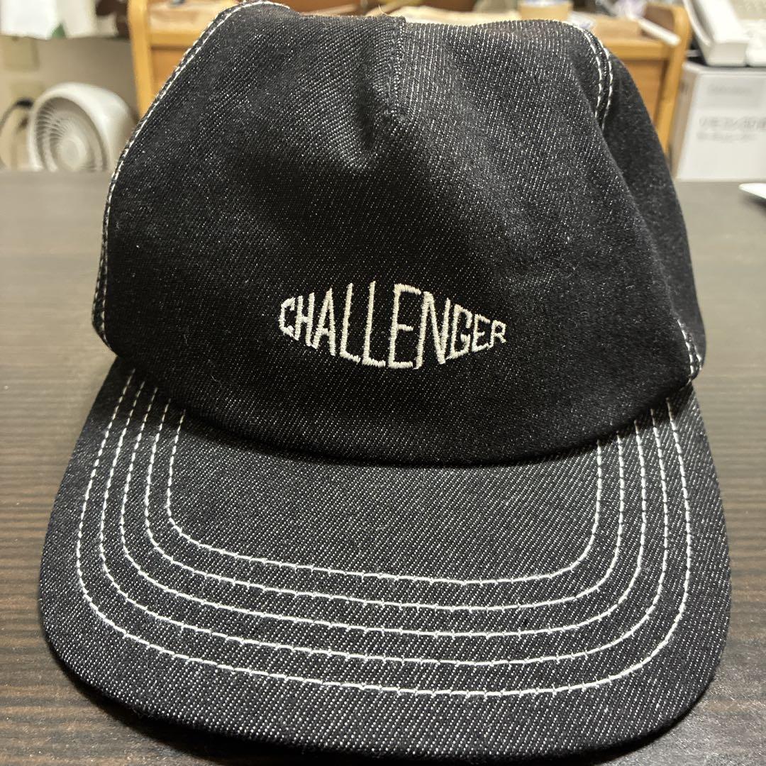 CHALLENGER ダークデニムキャップ CHALLENGER ブラックデニムキャップ - メルカリ