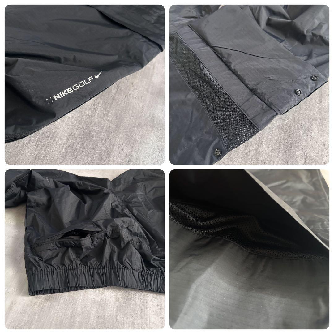 Z196 美品 NIKE ゴルフ STORM-FIT 上下 XL 2way 黒 Z196 美品 NIKE ゴルフ STORM-FIT 上下 XL 2way 黒