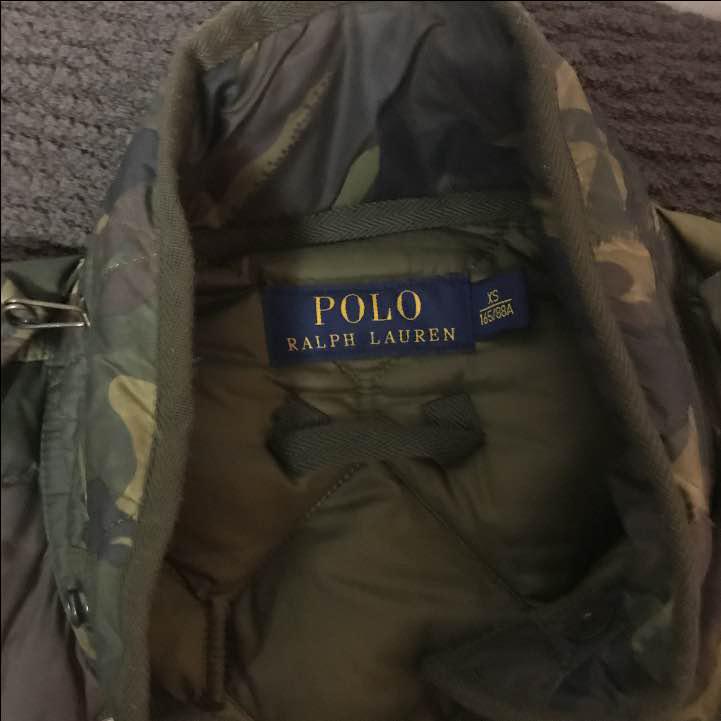 POLO RALPH LAUREN ダウン ジャケット カモフラ 迷彩