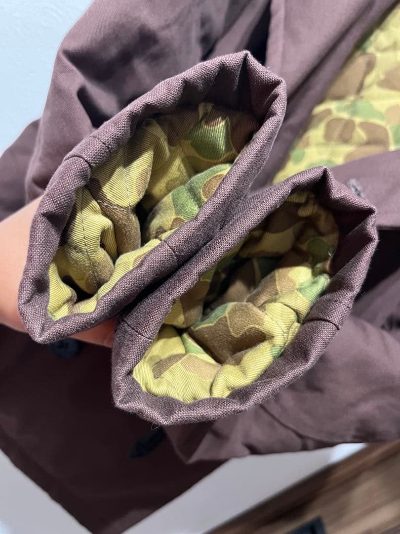 美品!! SANTASTIC ブラウン ダブルブレスト ピーコート