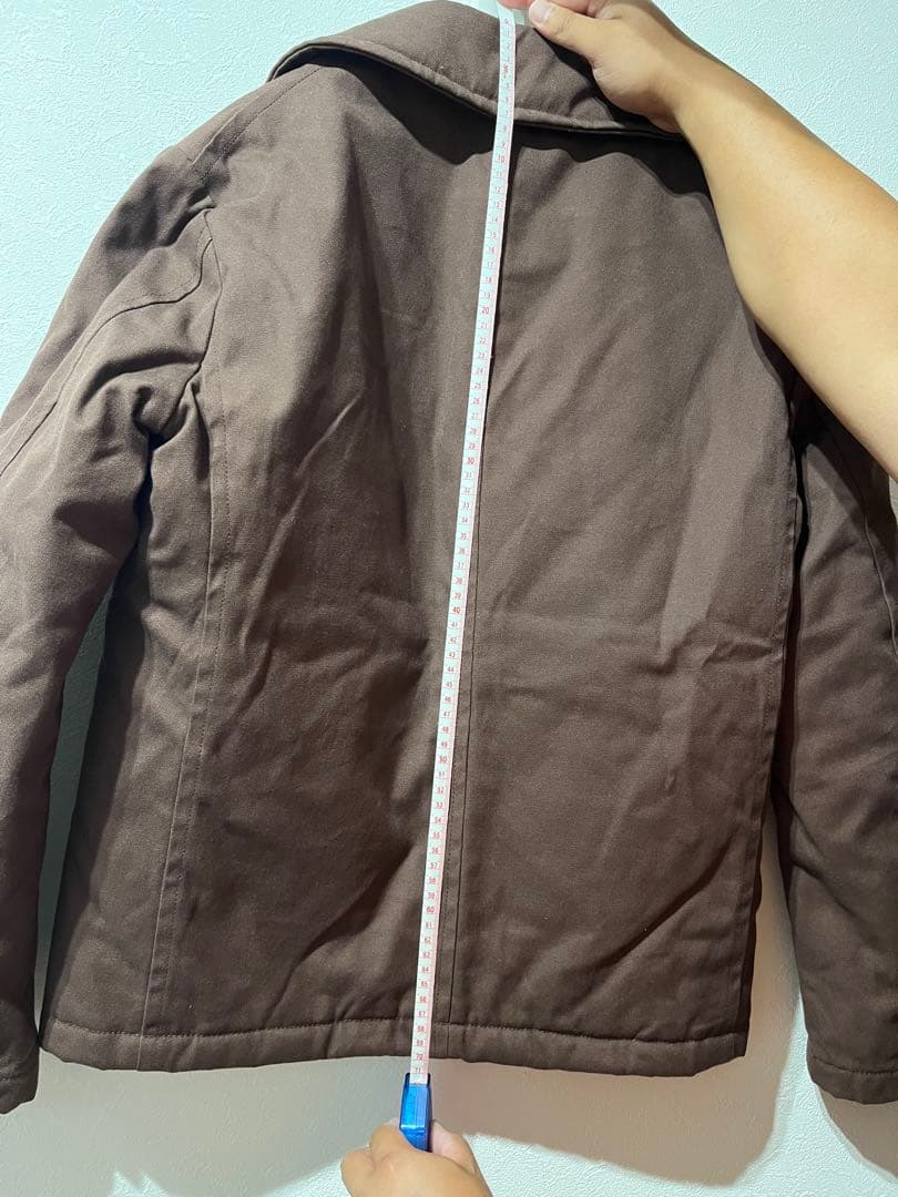 美品!! SANTASTIC ブラウン ダブルブレスト ピーコート