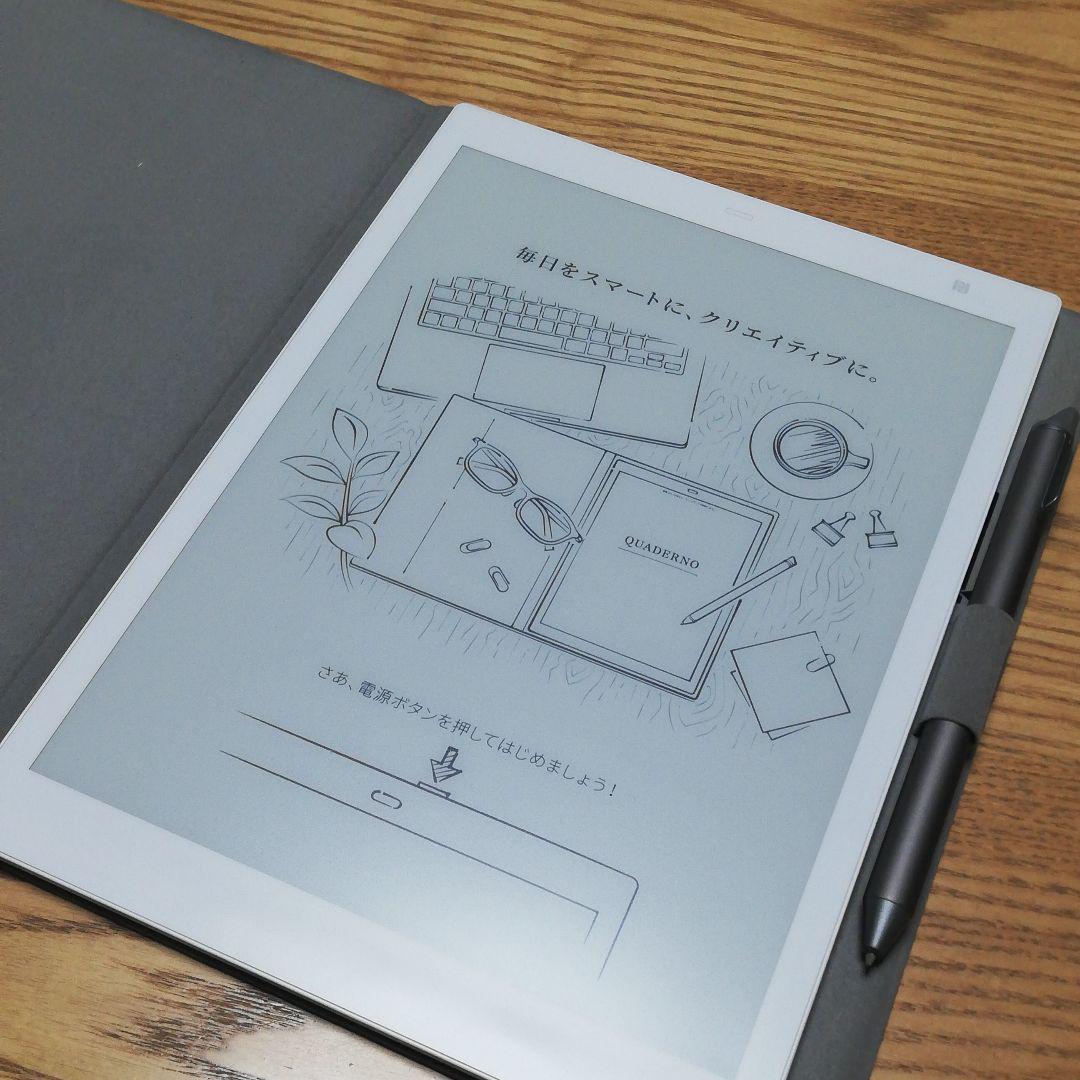 本店は QUADERNO クアデルノ FMV-DPP04 電子ペーパー - その他 (新品未使用) 【美中古】富士通クアデルノ A5 FMV-DPP04 替芯11本付き その他