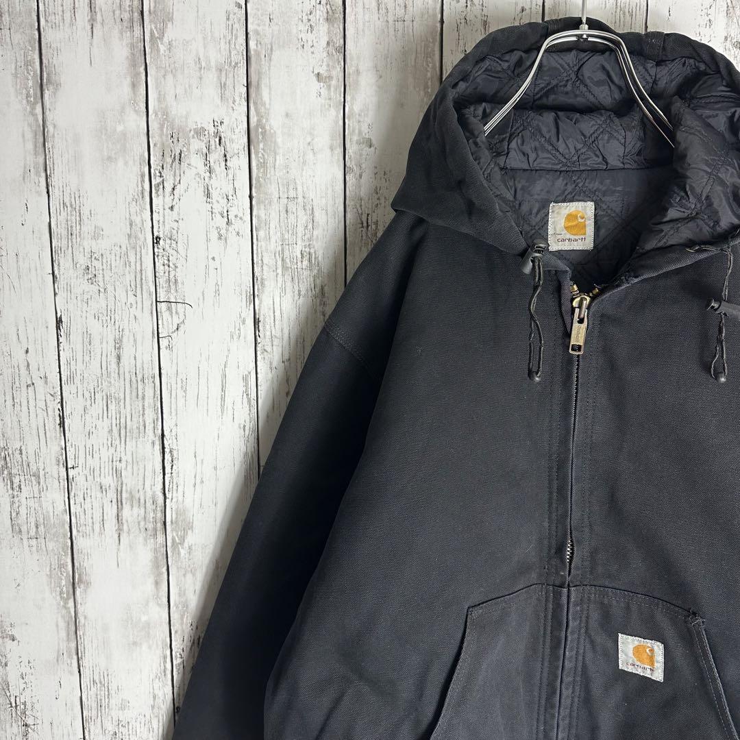 【carhartt】カーハート アクティブジャケット ダック地 ブラックXL相当 【carhartt】カーハート アクティブジャケット ダック地 ブラックXL相当