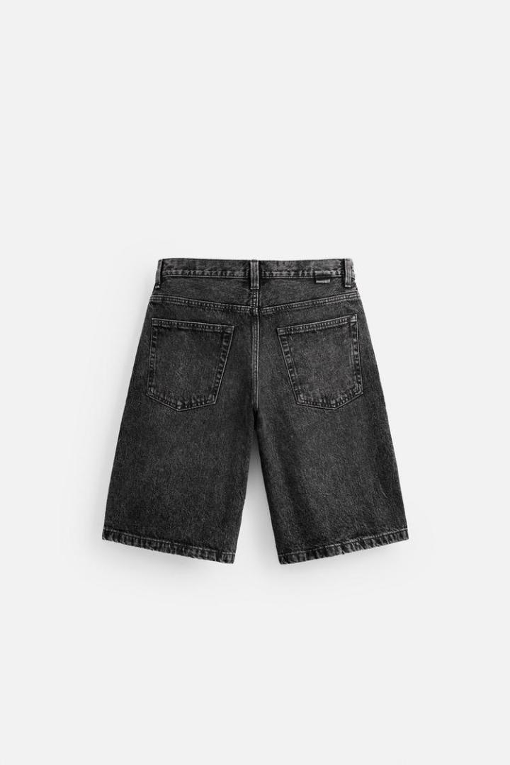 zara バギーフィットデニムバミューダパンツ EU46 JP36 完売品