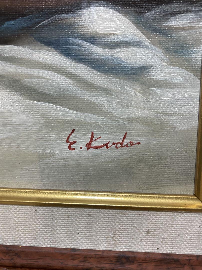 e.kudo 油絵 e.kudo 油絵 - メルカリ