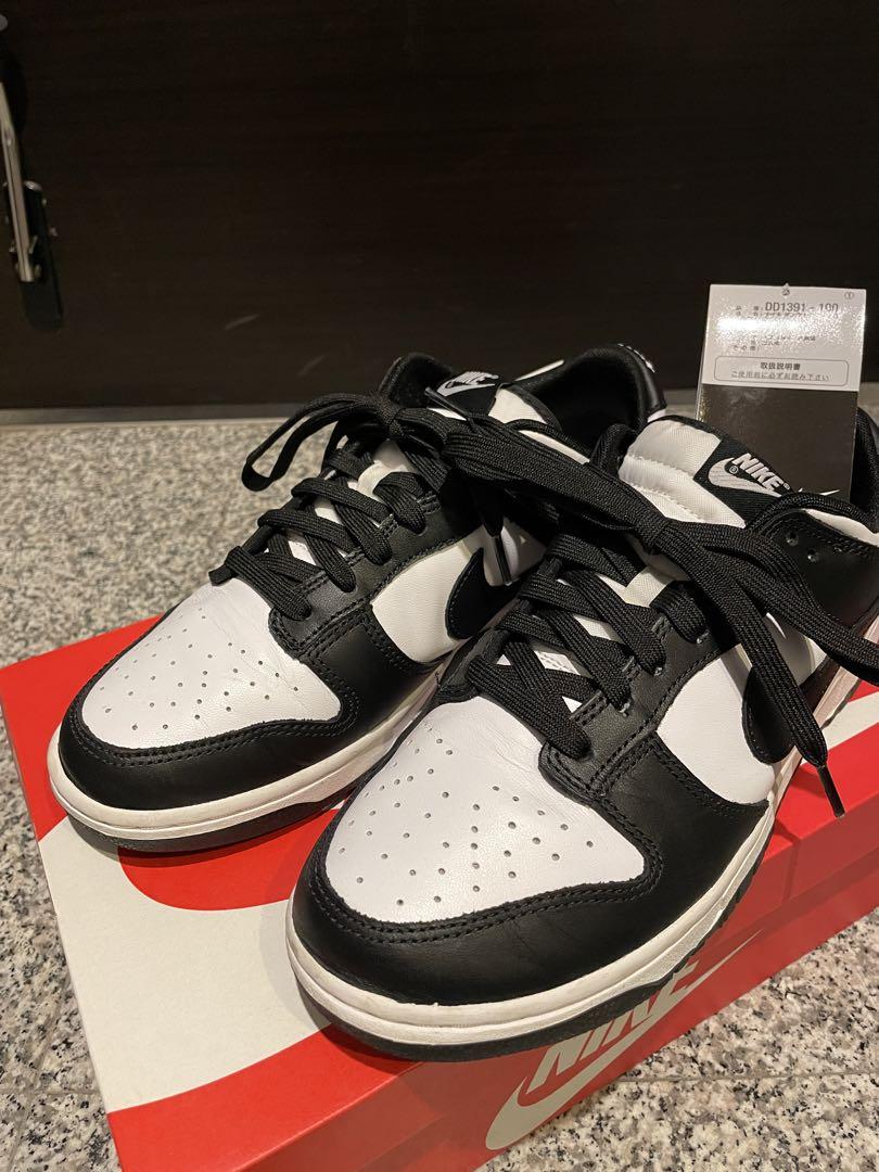 NIKE ナイキ ダンク LOW レトロ パンダ 27.5 箱　タグ付属