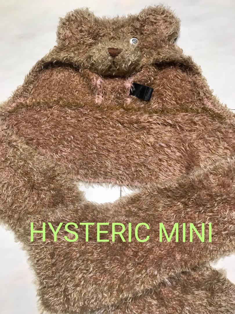 ヒステリックミニ ベア帽子 Mサイズ マフラー付 HYSTERIC MINI