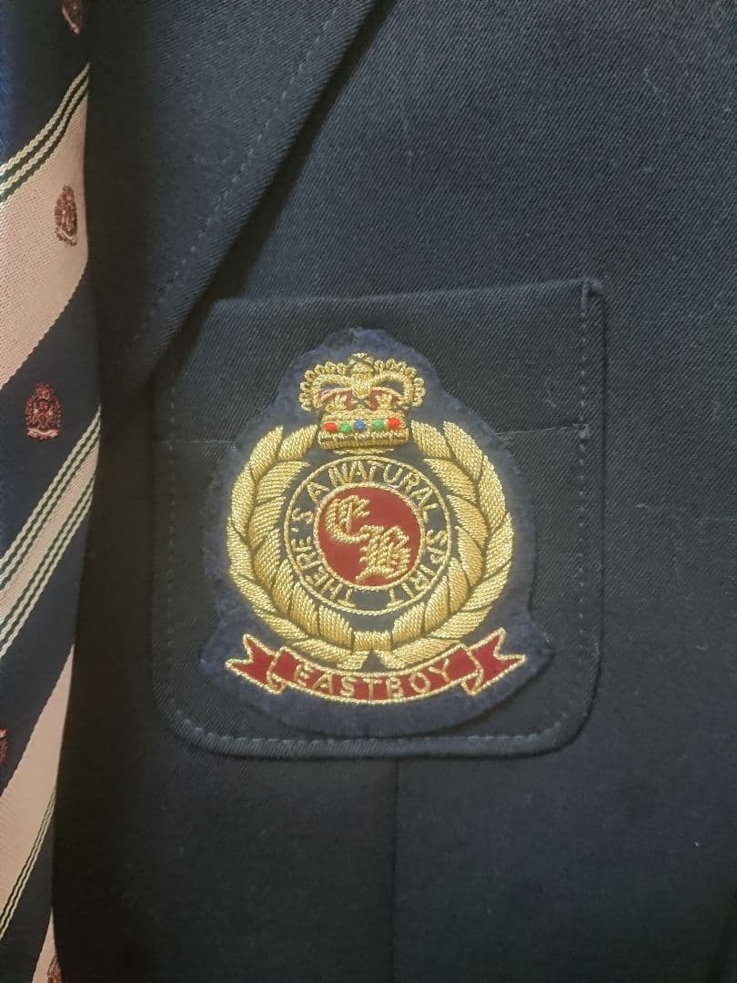 美品！卒業式 入学式 イーストボーイ ブレザー スカートセット 9号 おまけ付