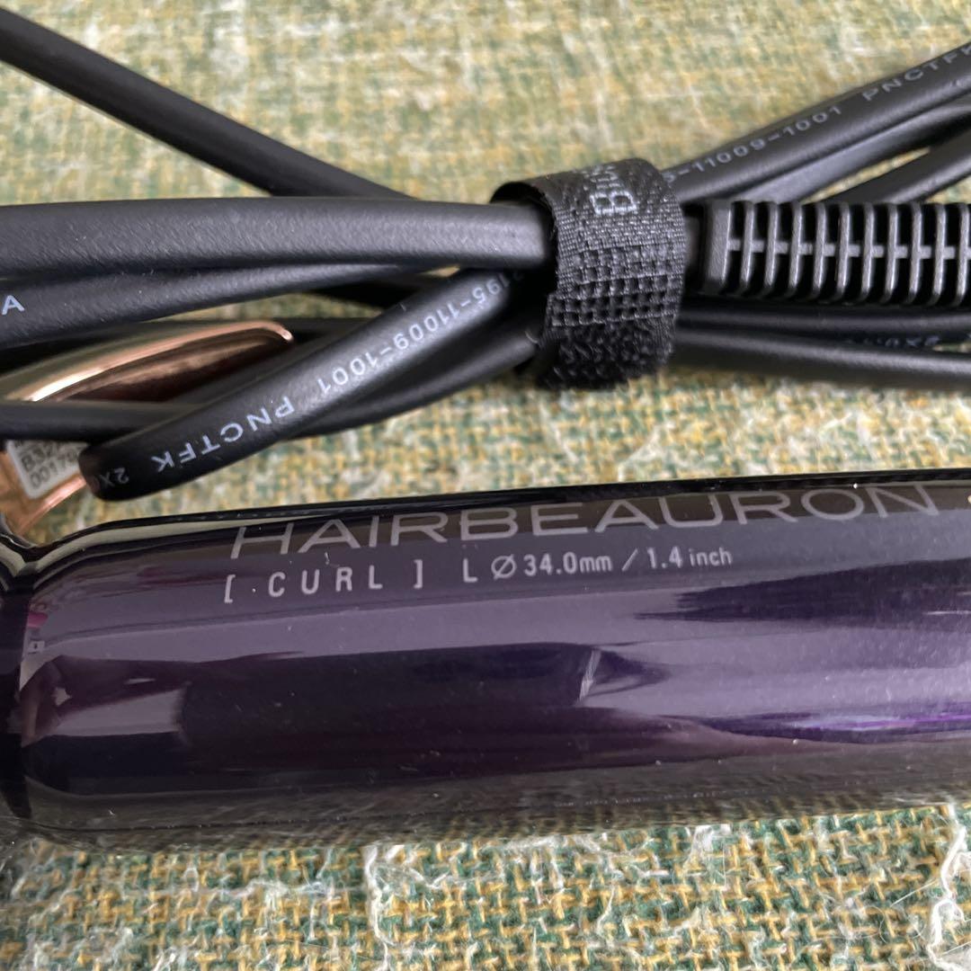 HAIRBEAURON カールアイロン L 34mm パープル HAIRBEAURON カールアイロン L 34mm パープル（ヘアビューロン L